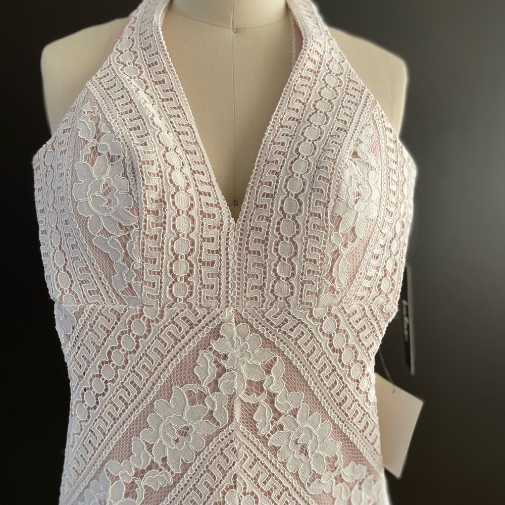 Lulus Fitted Lace Dress #3